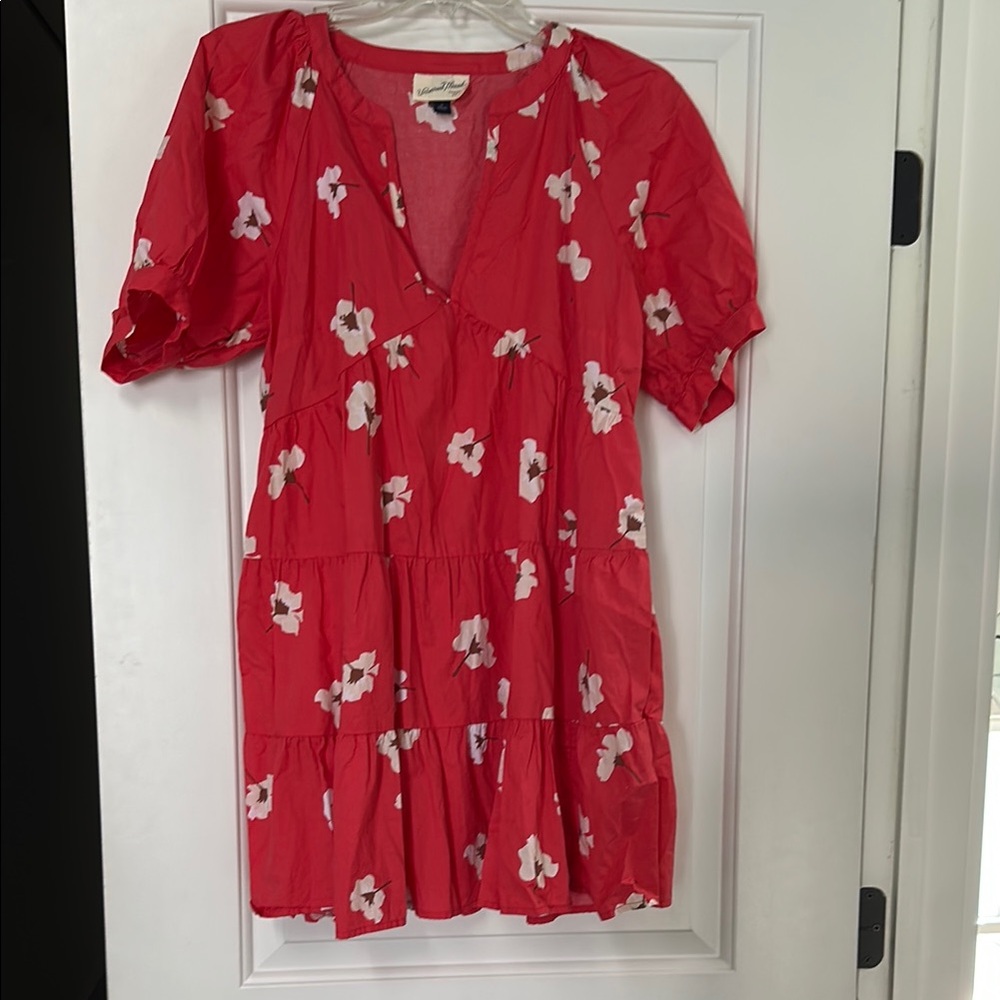 Red Floral Dress
